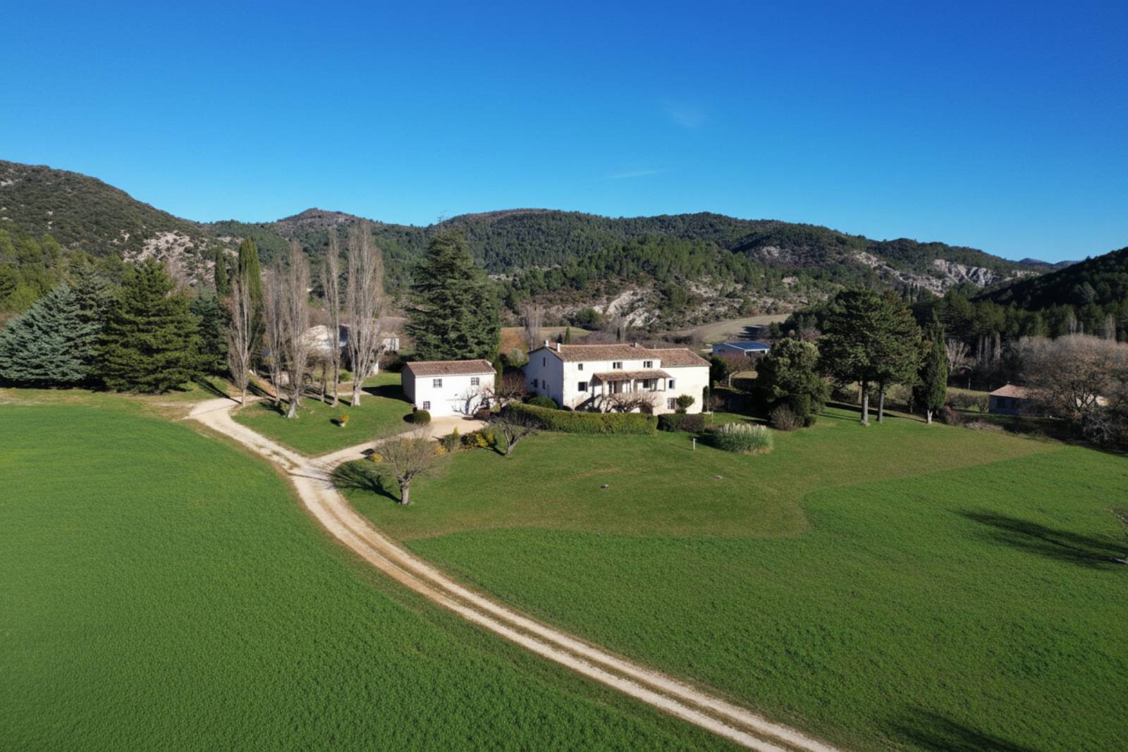 For sale, near Sault, fully renovated stone farmhouse offering panoramic views of nature and the Toulourenc Valley.
