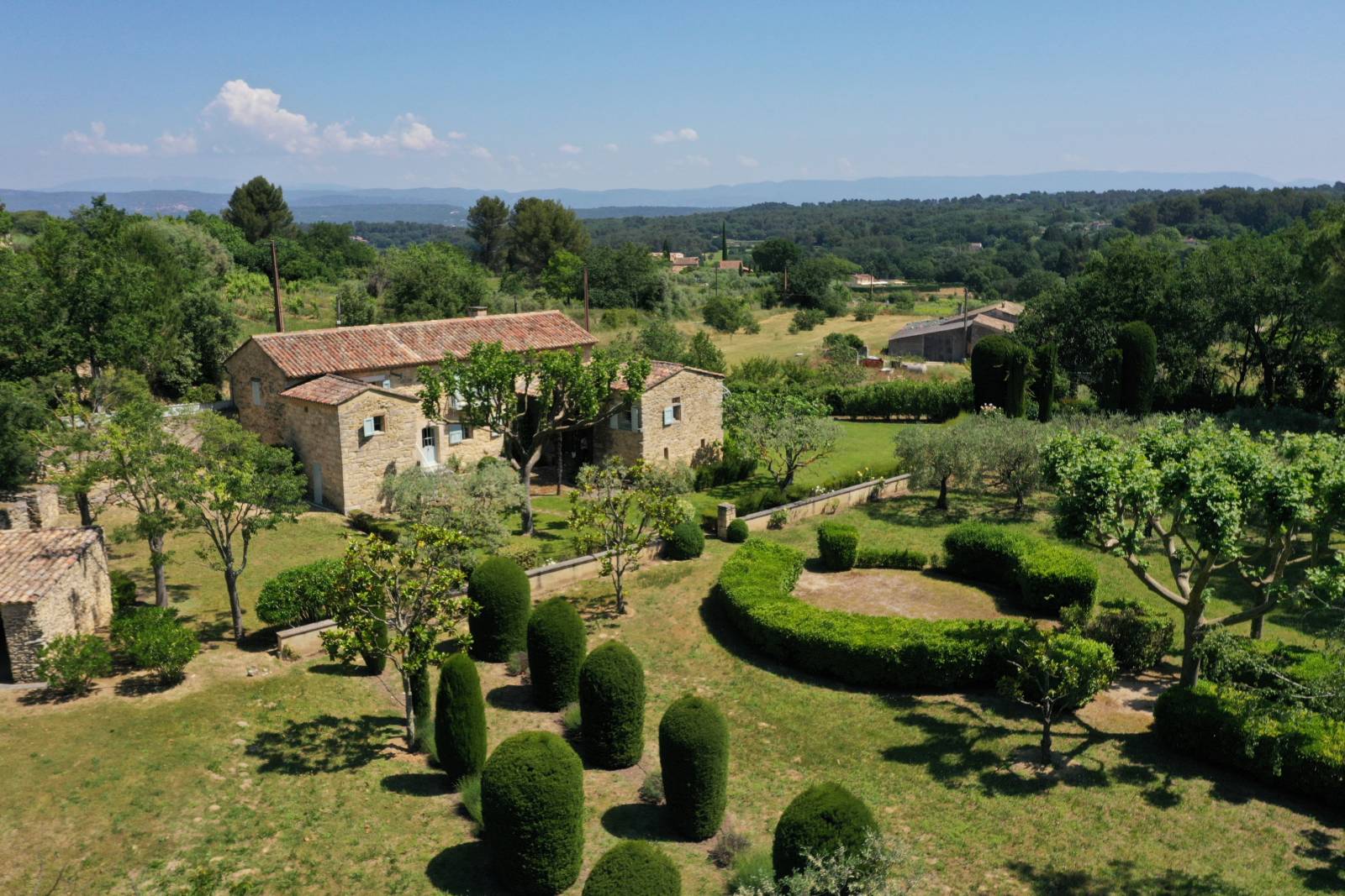 Exclusive Listing - Charming property in the heart of a Luberon valley,  just minutes from Oppède le Vieux and the hamlet of Poulivets.
