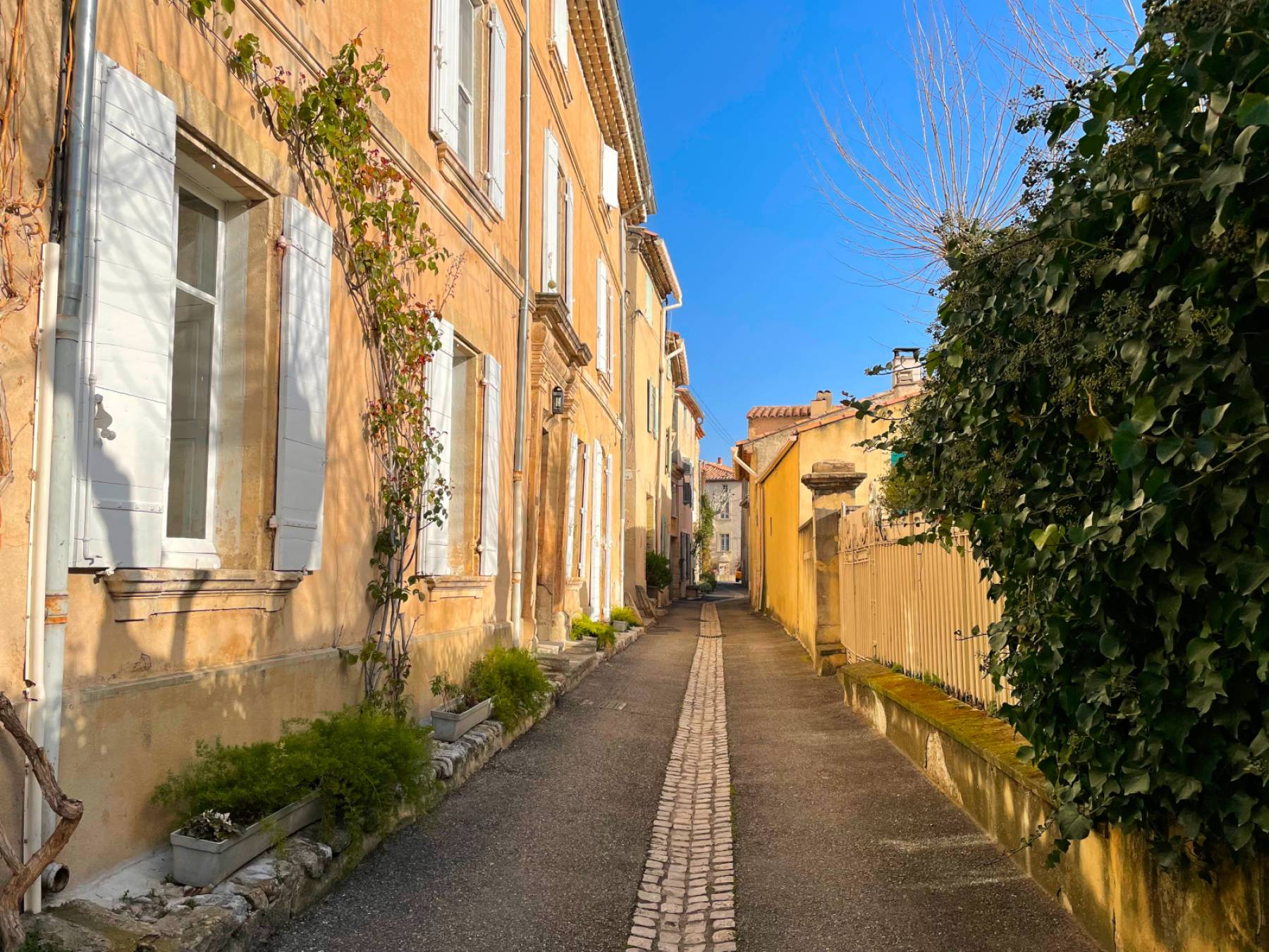 For sale - Le Barroux : Building in the heart of the village with breathtaking views of Mont Ventoux.