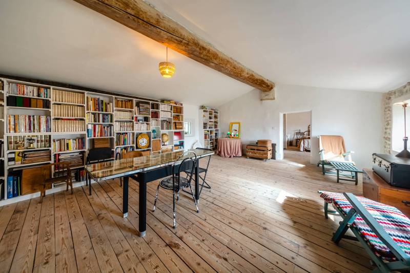 Library space: Large second-floor landing offering unique development potential.