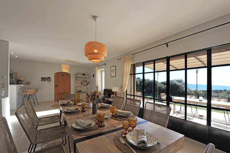 For sale in the hills above Gordes: an 8,500-square-meter property featuring two separate houses and a swimming pool.