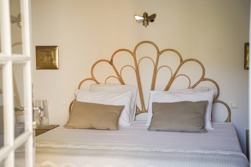 Carefully restored Provençal farmhouse in Maubec with pool, Mediterranean garden, Luberon view and walking access to the village.