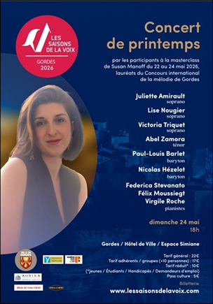 Les Saisons de la Voix 2026 in Gordes - ROSIER has been an official partner of the Les Saisons de la Voix concerts since 2008.