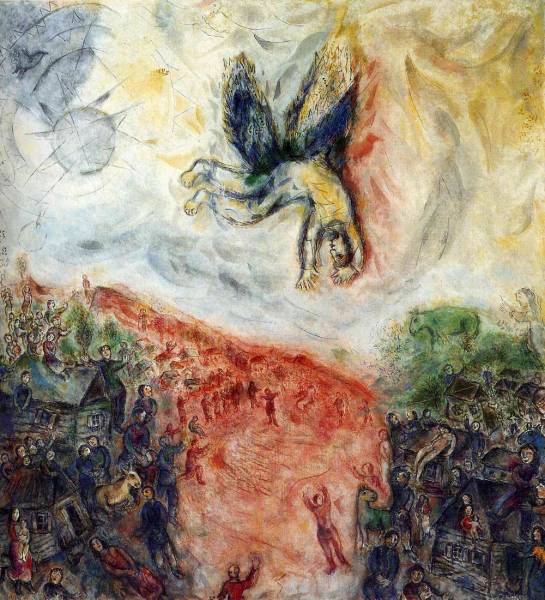 La chute d'Icare 1975 Marc Chagall