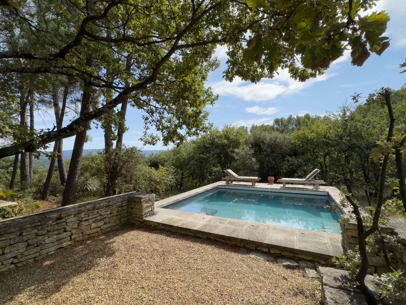 pool with view on the Luberon