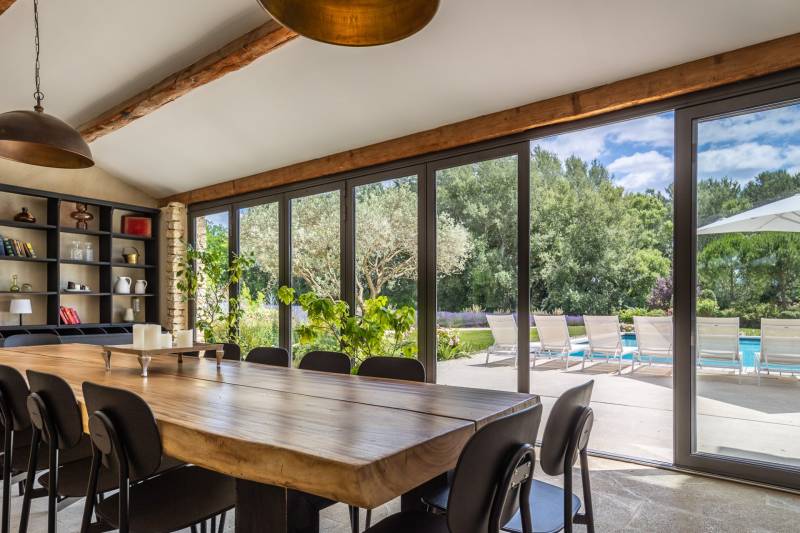 Stunning estate with main Bastide and 4 guesthouses for up to 22 guests, set on 5 hectares with 2 pools and tennis court — ideal for holidays or private events.