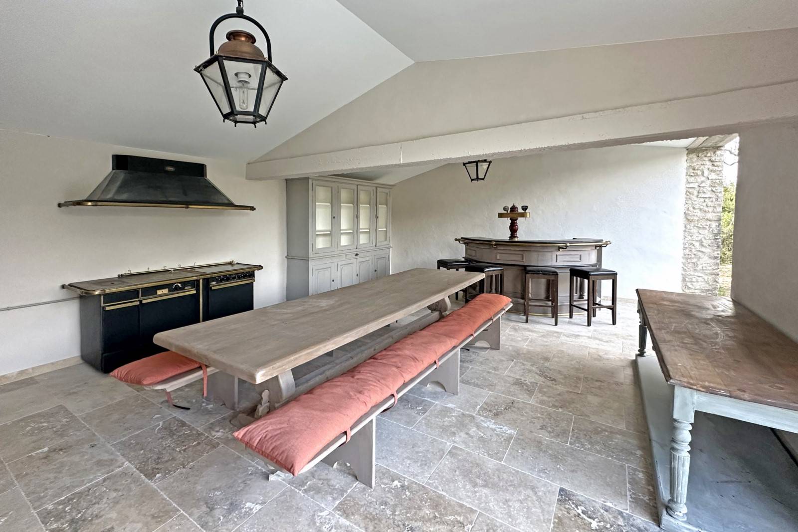 Exclusivity ROSIER, for sale in Gordes, renovated house with swimming pool and outbuildings facing the Luberon and its hilltop villages