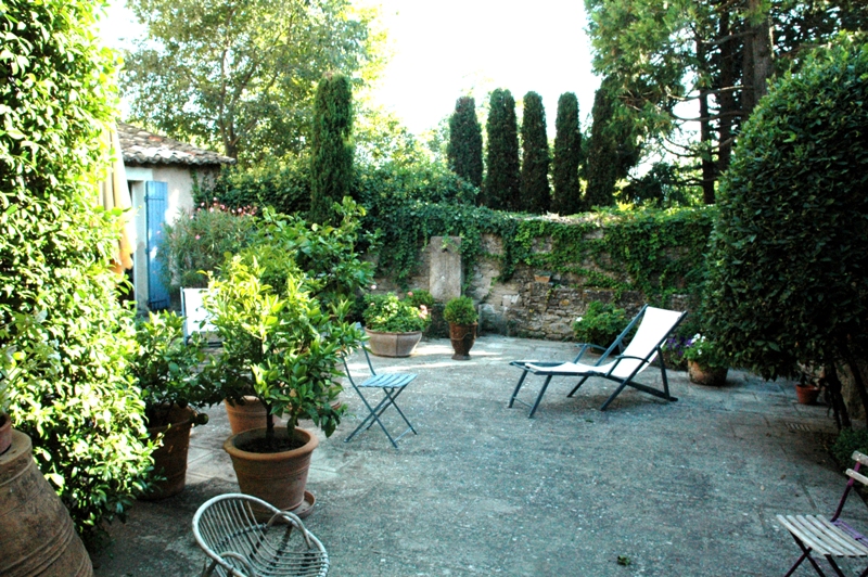 You enter the house on the north side via a small village street with the main