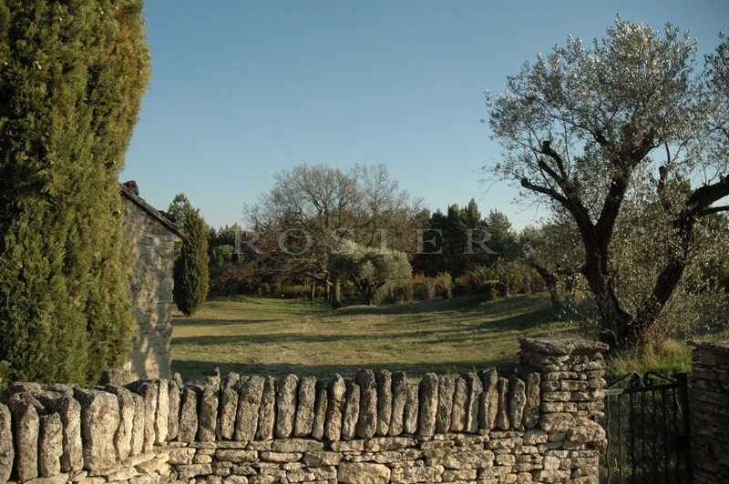 Stone house in Gordes on 9512 m² of charming land