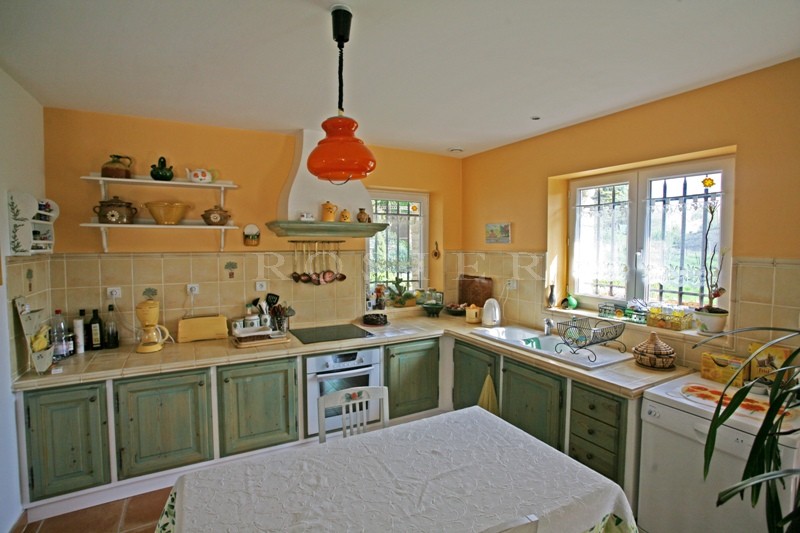 Gordes, a charming stone house with lovely views of the Luberon and the surrounding perched villages.