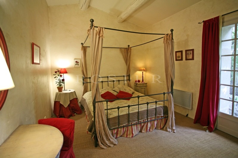 For sale, in Pays des Sorgues, superb stone property with guests houses and 2 swimming pools on lovely grounds