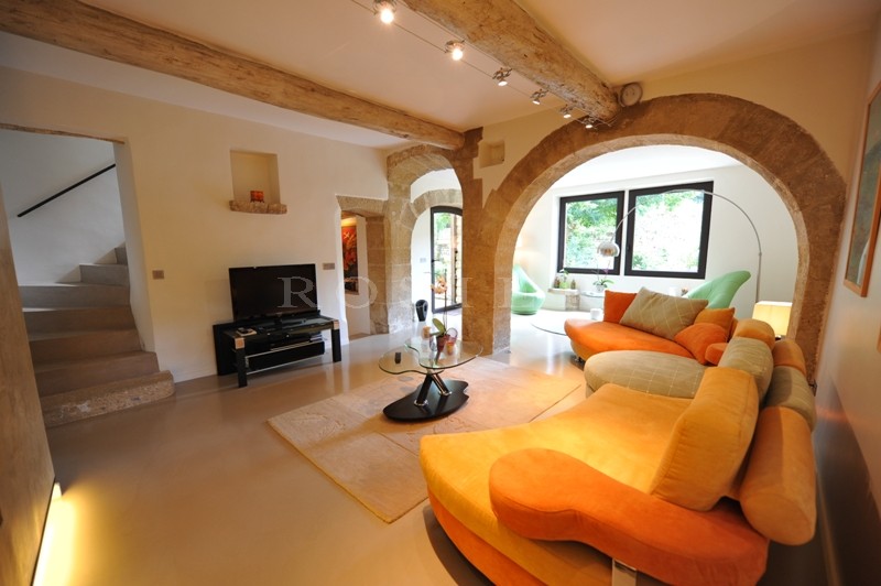 Luberon, lovely house, dating from the 13th and 17th centuries completely renovated, with landscaped garden.