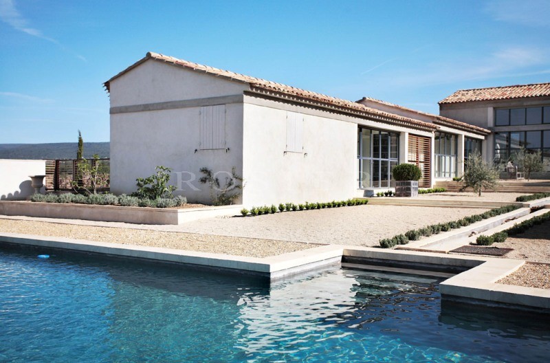 In the Luberon: a contemporary south-facing house sold by Rosier, Gordes' leading estate agency
