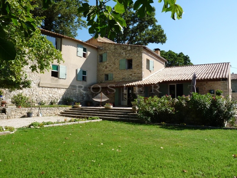 Stone farmhouse of the 18th century on the edge