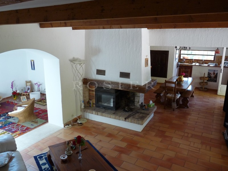 Stone farmhouse of the 18th century on the edge