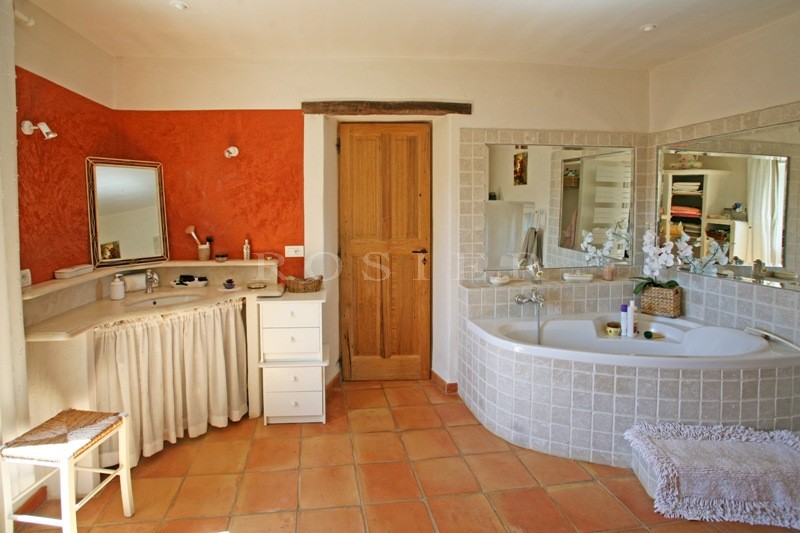 Centuries old renovated farmhouse with beautiful interior courtyard in the heart of the Luberon