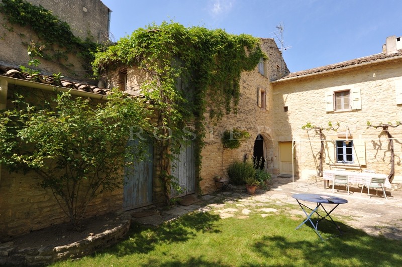 Village house with garden and pond in Luberon