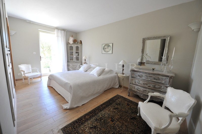 For sale in the golden triangle of Luberon, stone house in the hills with swimming pool on a terrace, breathtaking views facing South