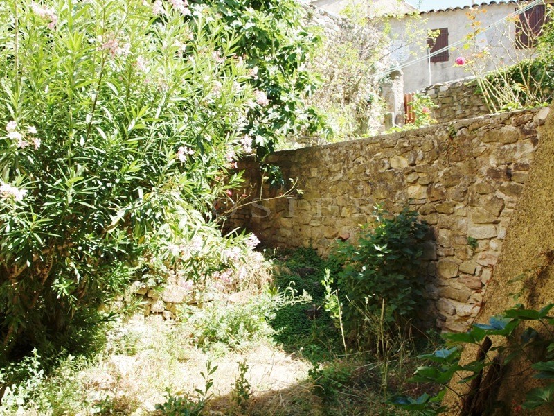 Provence, South Luberon, for sale, a  traditional XVIIth century village house with terrace and small garden in the heart of a delightful village.