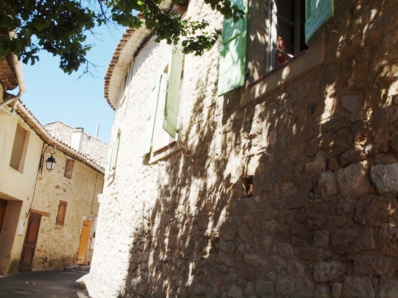 Provence, South Luberon, for sale, a  traditional XVIIth century village house with terrace and small garden in the heart of a delightful village.