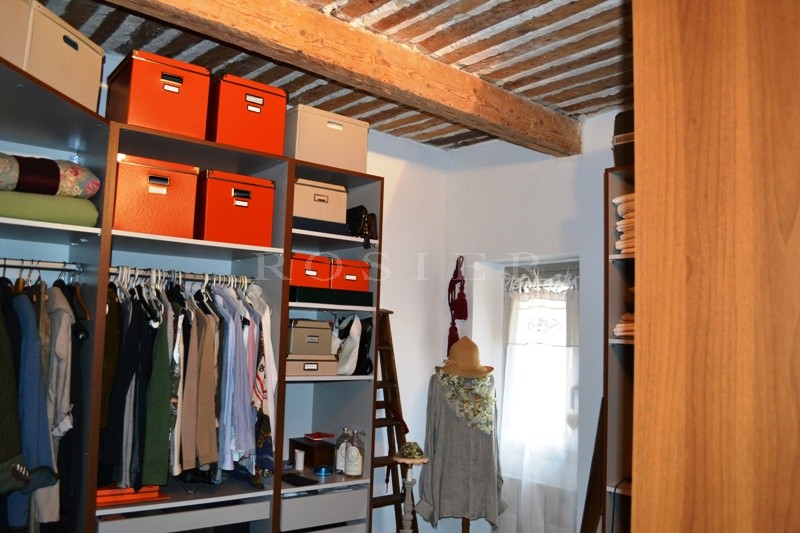 In the heart of an authentic Luberon village: village house with interior courtyard and outbuildings