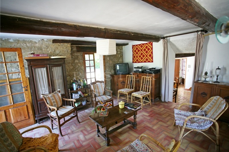 Authentic Provencal farmhouse between the Luberon and the Vaucluse mountains, on several hectares of land.