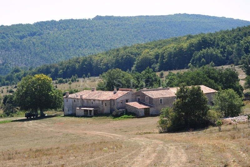 In the Natural Park of the Luberon, for sale, exceptional renovated farmhouse on more than 150 hectares