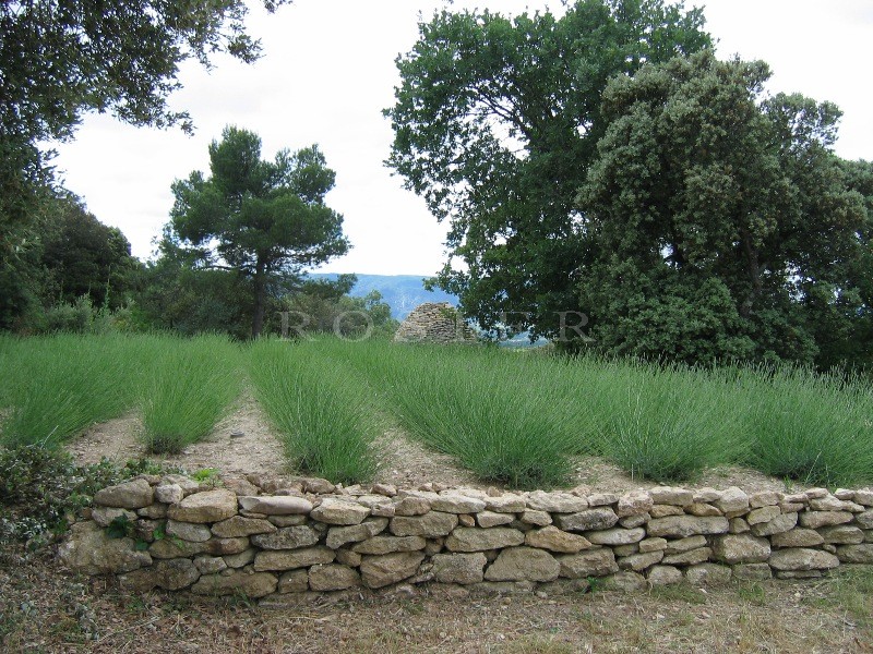 Close to Gordes in Luberon, for sale, a contemporary stone-built house offering sweeping views of the valley and the Luberon and Alpilles mountains