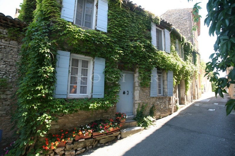 Luberon, for sale, charming village with a roof terrace overlooking the valley and the Luberon mountains