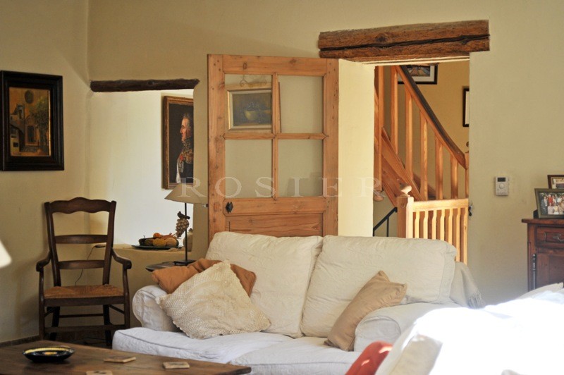 For sale, vineyard in the Luberon, comprising 6 hectares (14.8 acres) of vines, manor house, outbuildings and cellars.