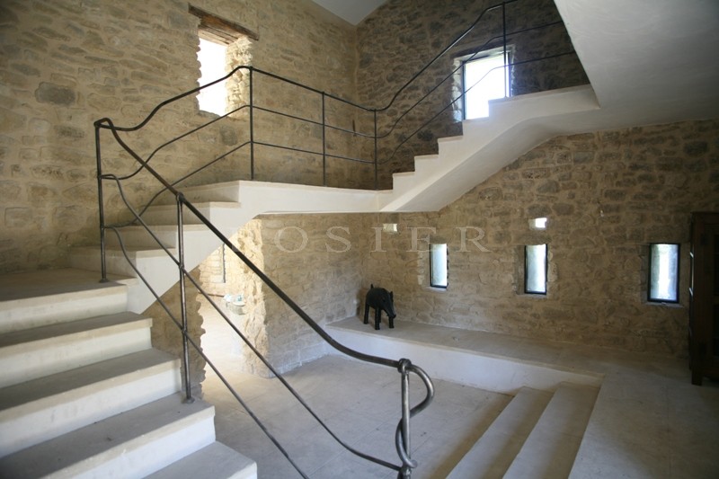 For sale, restored XVIth century farmhouse situated in the Ventoux mountains, at the entrance to the Luberon.