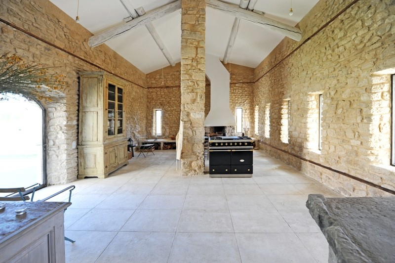 For sale, restored XVIth century farmhouse situated in the Ventoux mountains, at the entrance to the Luberon.