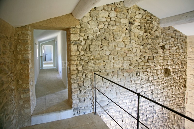For sale, restored XVIth century farmhouse situated in the Ventoux mountains, at the entrance to the Luberon.