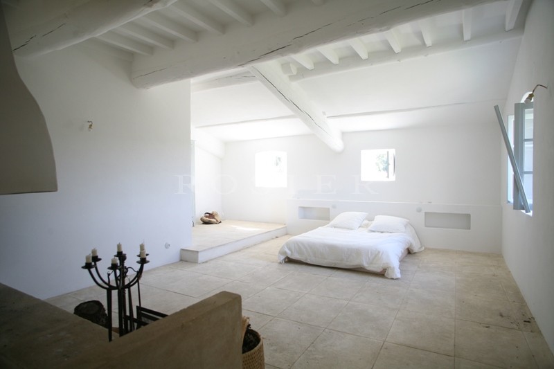 For sale, restored XVIth century farmhouse situated in the Ventoux mountains, at the entrance to the Luberon.