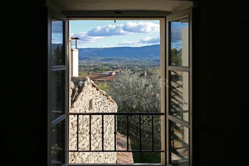 En Prtovence, in Luberon, a charming village house for sale,  with a courtyard and a small garden