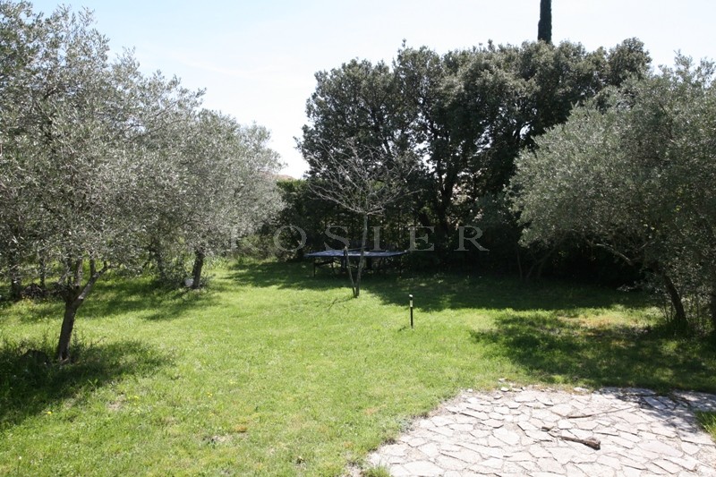 Gorde, close to the centre of the famous Luberon hilltop village, for sale, one storey stone house with a large garden