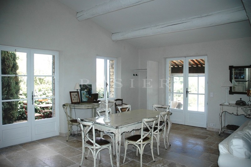 In Luberon, near Gordes, for sale, great location, stone house, facing South,  with swimming pool and views on the valley 