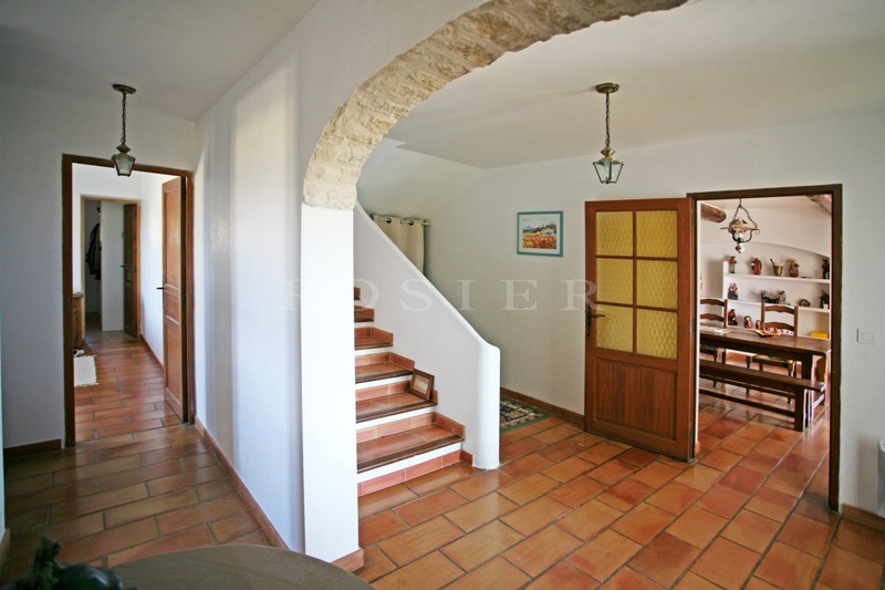 For sale in Luberon, large stone house with guest houses in Luberon with swimming pool, views and terraces. 