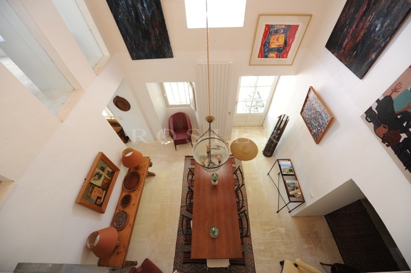 For sale, in the golden triangle of the Luberon, authentic farmhouse on a superb landscape land
