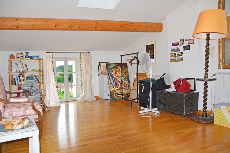 In a famous village of Luberon, for sale, charming house with garden, terrace and shop in a great location