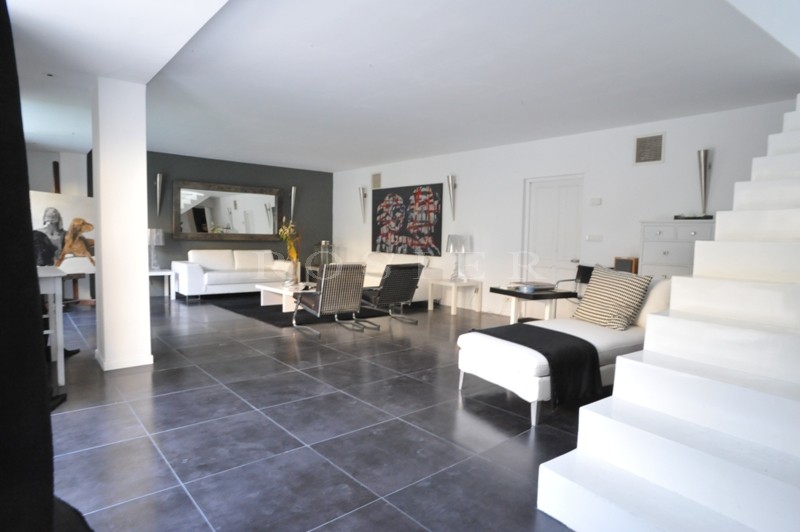 Provence, in Isle sur la Sorgue, the famous town of antiques markets, for sale, tastefully renovated townhouse with garden and swimming pool