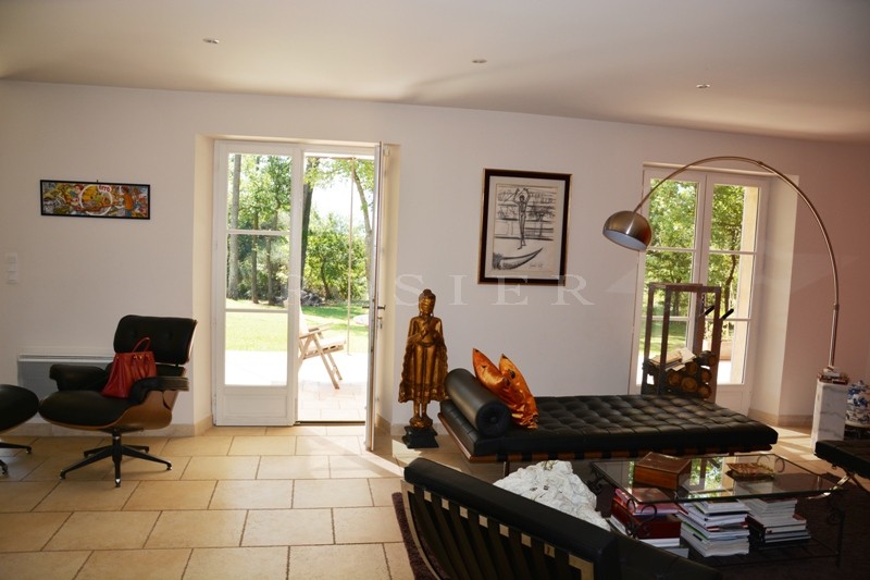 In, for sale, traditional provençale house with swimming pool, terrace in a superb park of 2 300 m²