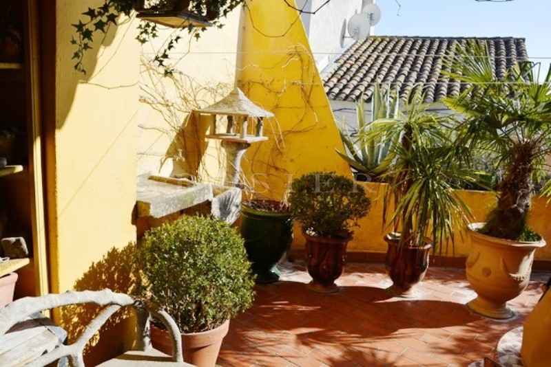 Near the Baux de Provence, comfortable townhouse, very charming and quiet, with shop space and independent apartement