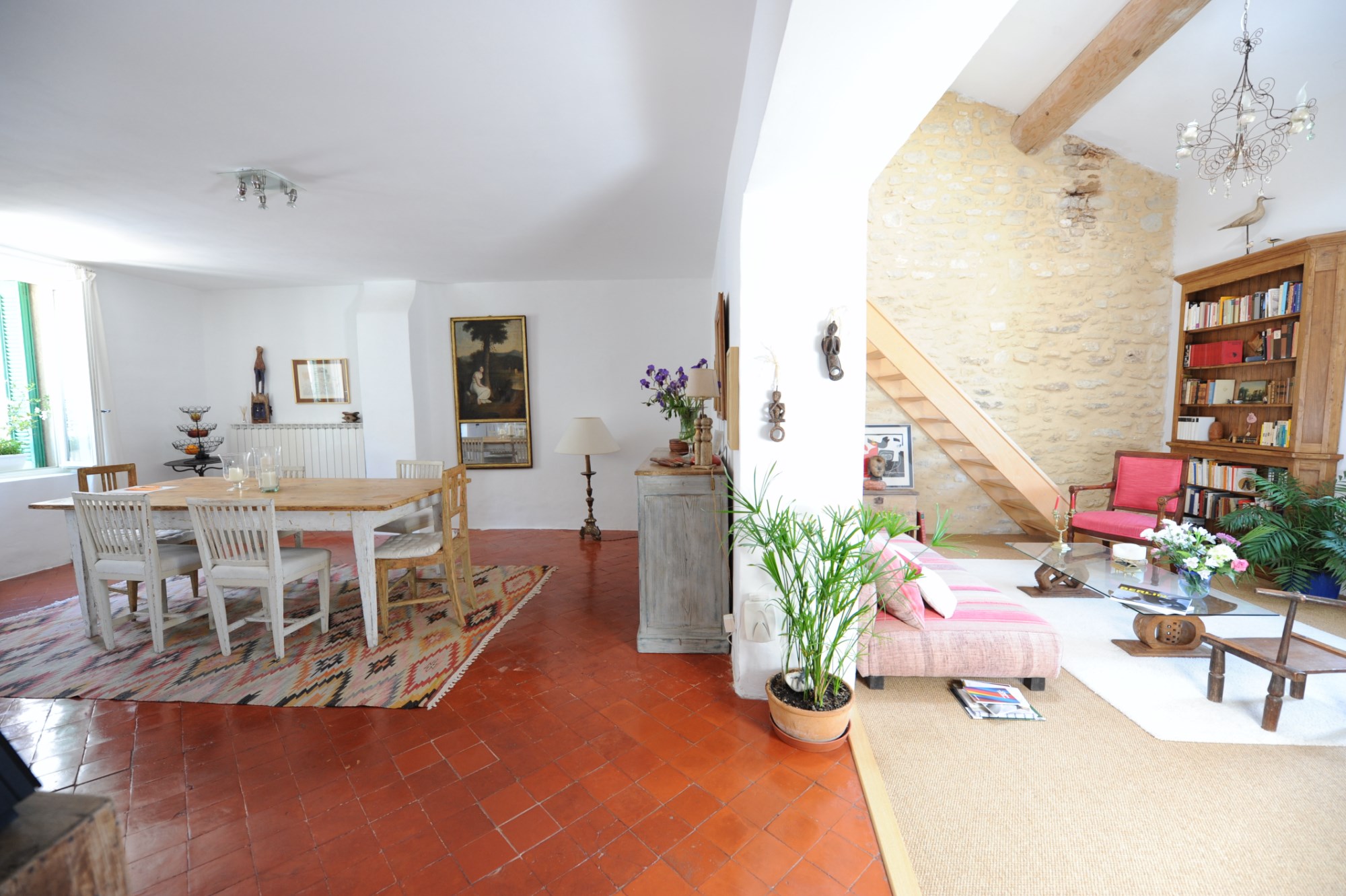 Luberon, Bonnieux, for sale, lovely bourgeoise house with a view on Gordes and Lacoste
