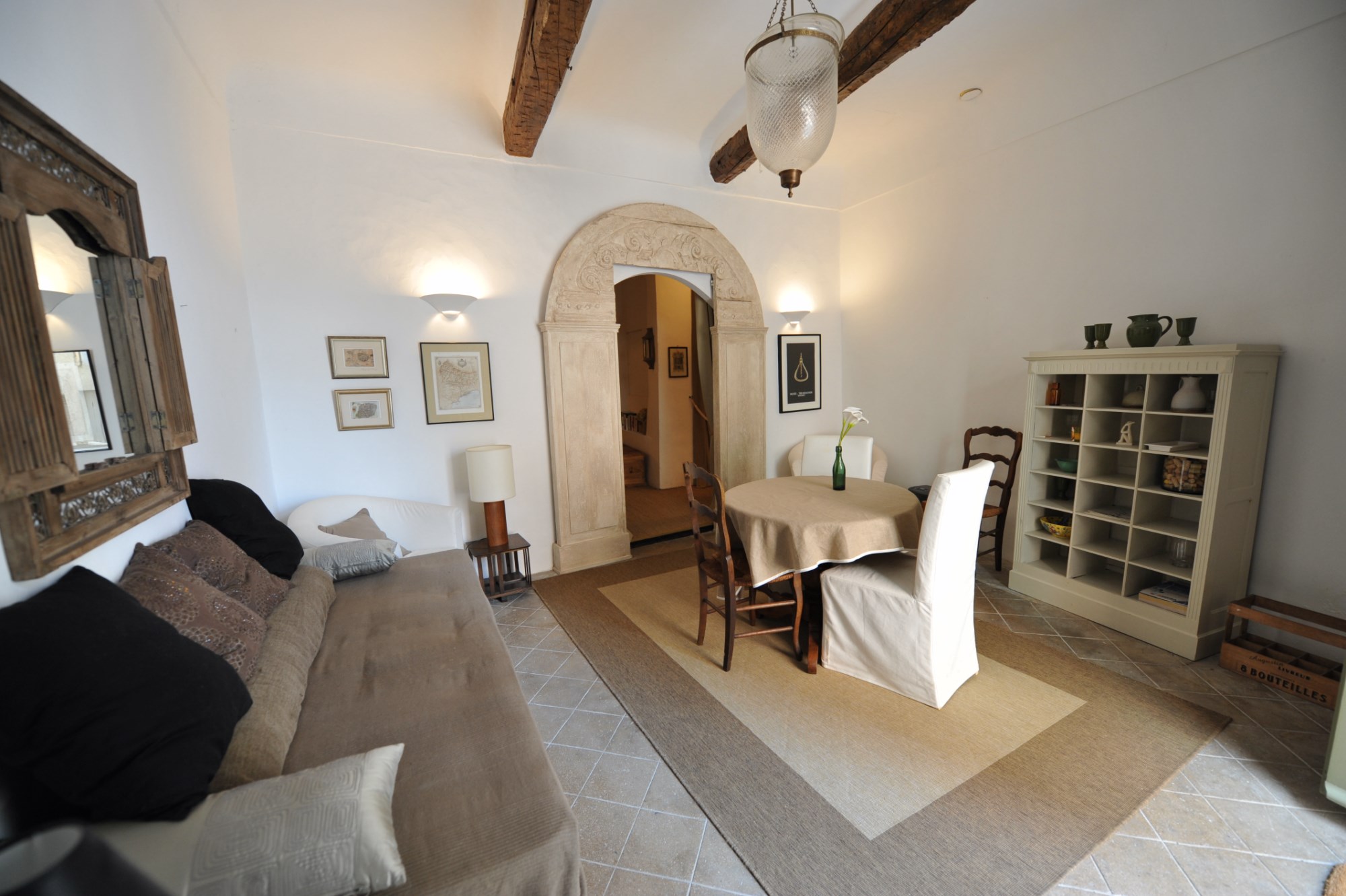 Provence, Luberon, for sale, charming restored village house, with roof terrace offering lovely views facing the Luberon 