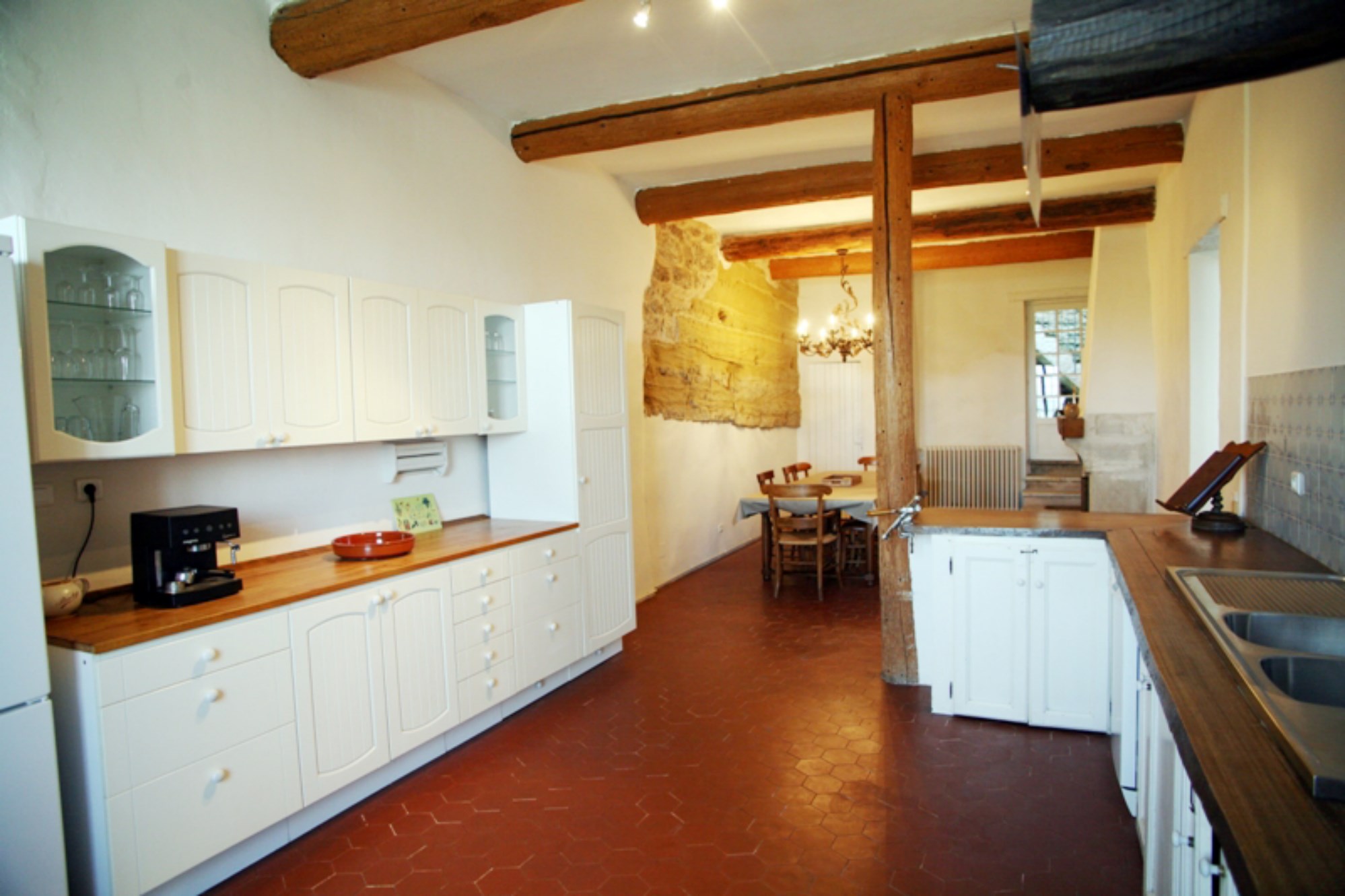The Luberon, close to one of the most beautiful hilltop villages, for sale, village house with a lovely courtyard.