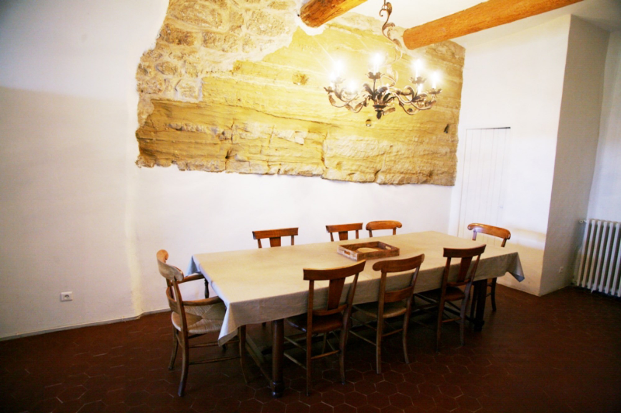 The Luberon, close to one of the most beautiful hilltop villages, for sale, village house with a lovely courtyard.