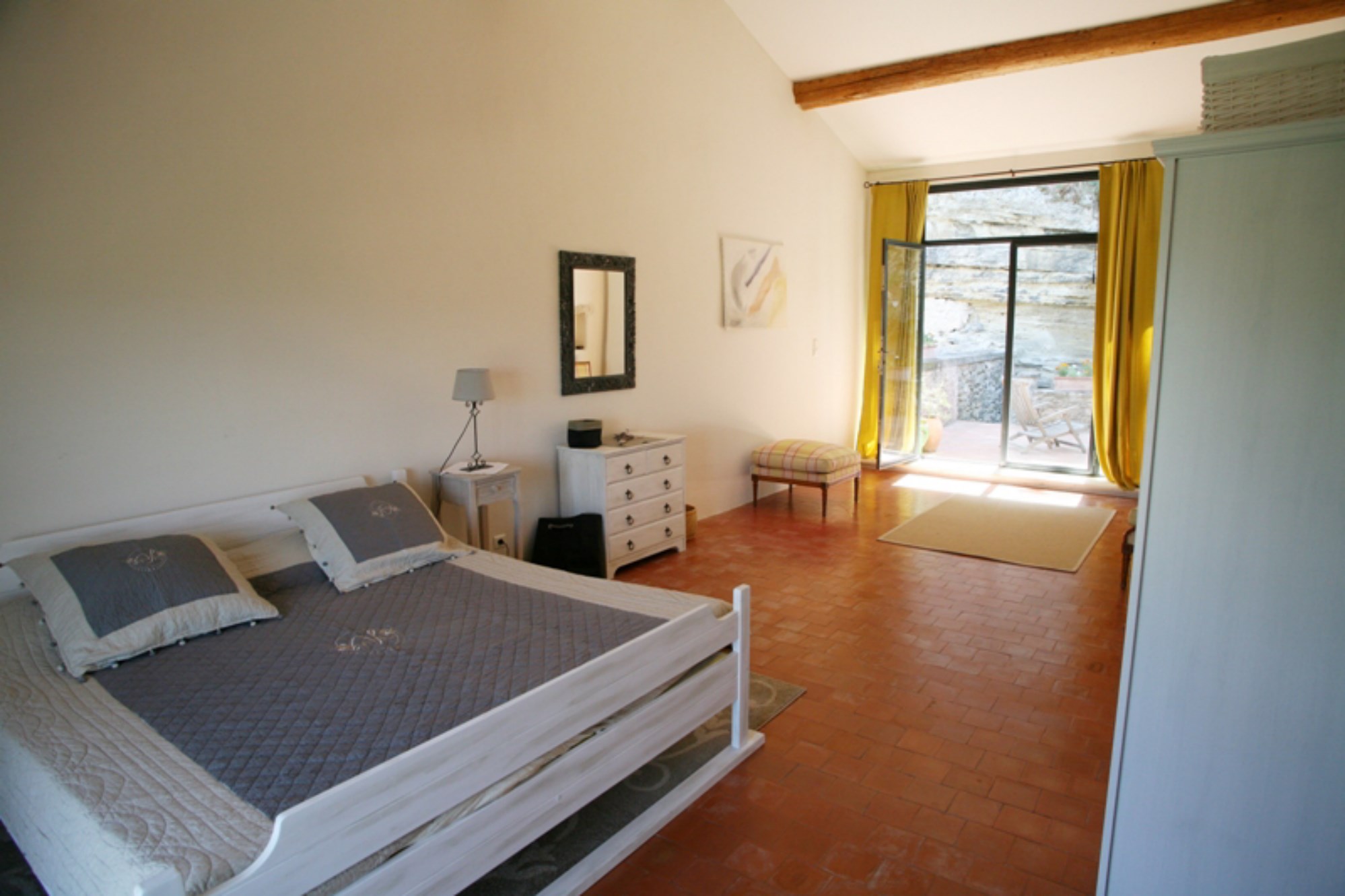 The Luberon, close to one of the most beautiful hilltop villages, for sale, village house with a lovely courtyard.