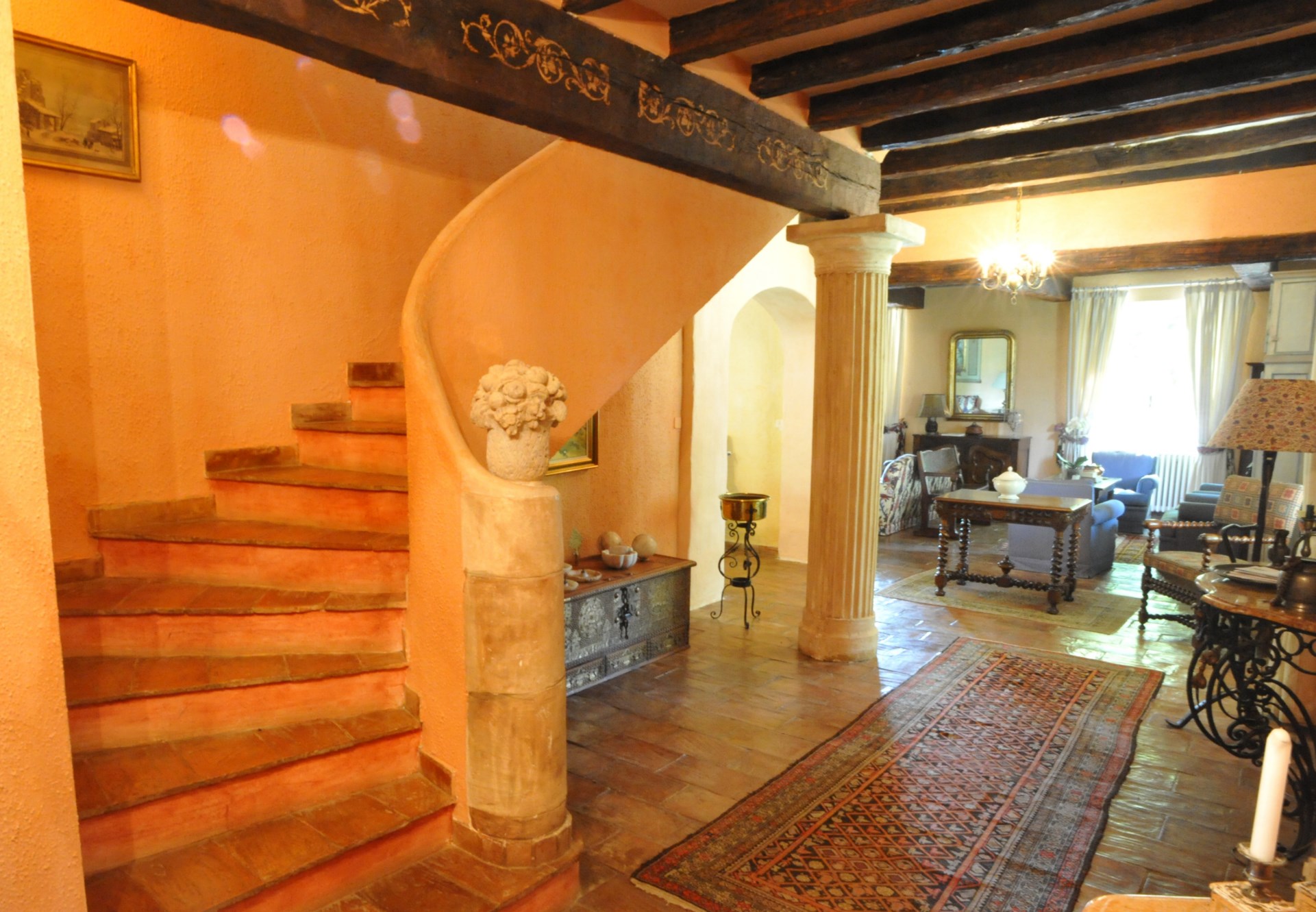 In Pays de Sault, for sale, family property surrounded by a outstanding park with swimming pool, heated veranda and terraces