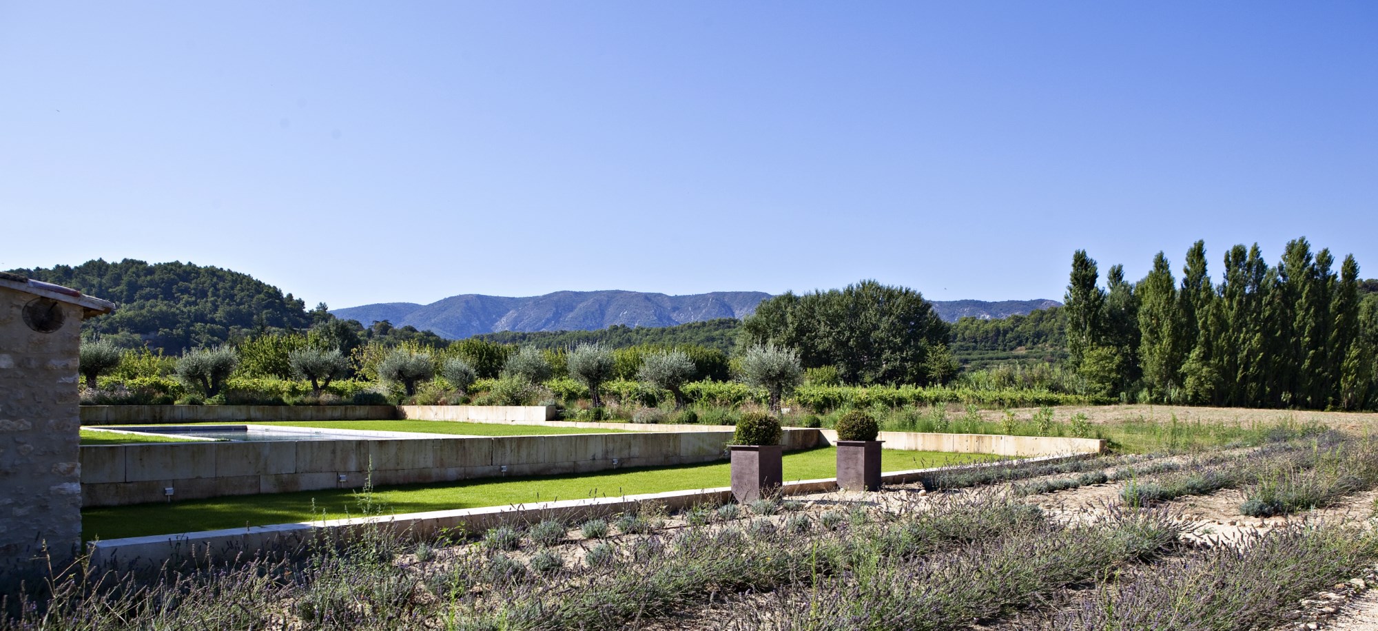 Luberon, for sale, an authentic provençal manor house, renovated and refurbished with a park of 7,5 hectares and a large pool